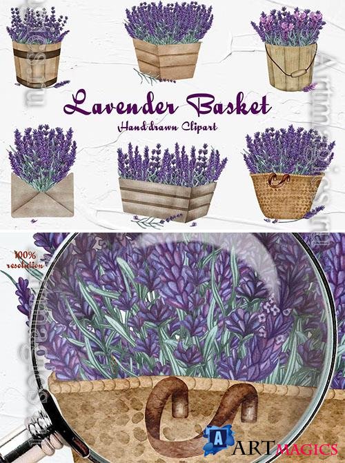 Lavender Basket Design 