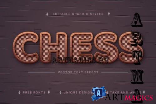 Dark Chess - Editable Text Effect - 13440049
