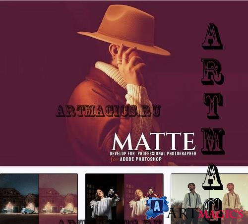 Matte - Photoshop Action (v5) - ADW22ZN