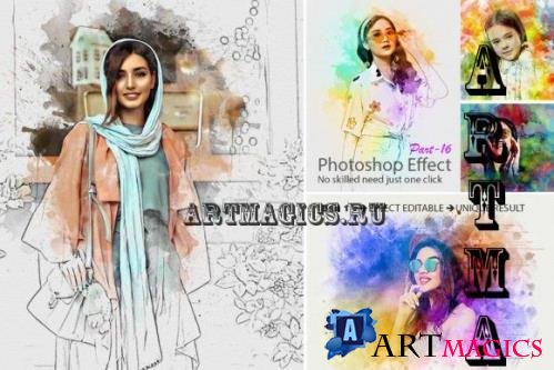 Painting Photo Effect Template Part 16