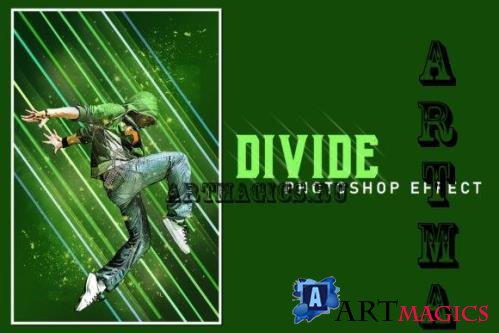 Divide Photoshop Effect