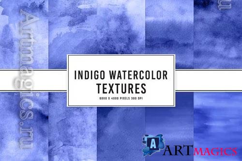 Indigo Watercolor Textures