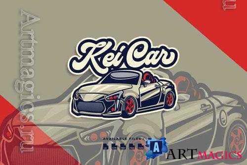 Kei Car Automotive Transportation Logo vol 3