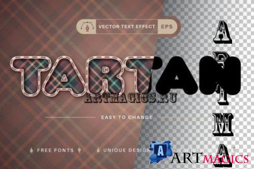 Stitch Tartan - Editable Text Effect - 13466029