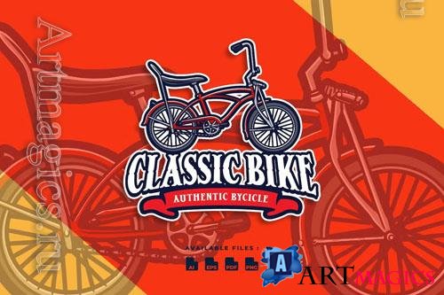Classic Bike Illustration Logo
