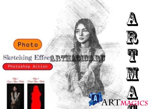 Photo Sketching Effect Photoshop Action