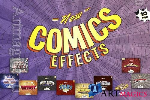 Comics Text Effects 10 Sets