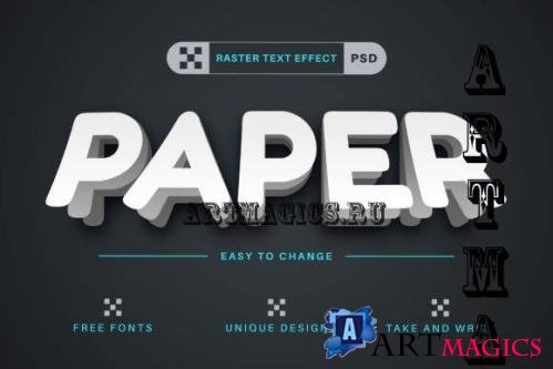 Paper - Editable Text Effect - 13473676