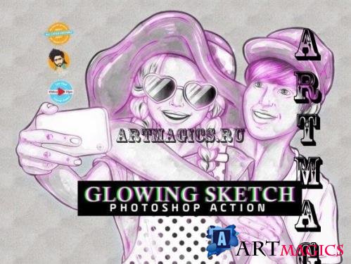 Glowing Sketch - 6498938