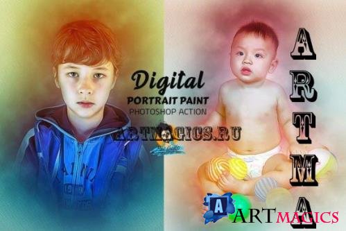 Digital Portrait Paint - 7112202