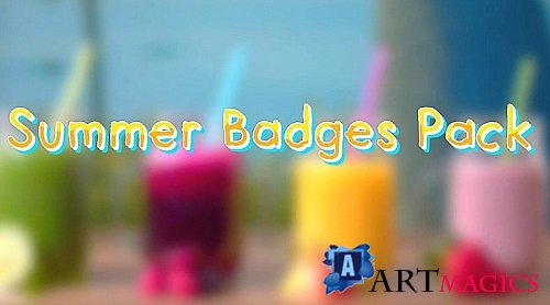 Videohive - Summer Badges Pack 44605274 - Project For Final Cut & Apple Motion
