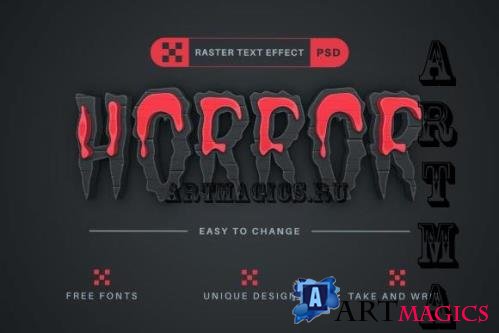 Horror - Editable Text Effect - 14481683