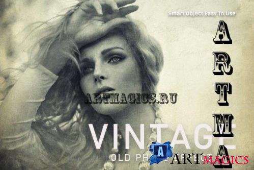 Vintage Old Photo Effect - 14484567