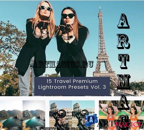 15 Travel Premium Lightroom Presets Vol. 3 - UEK6PSD