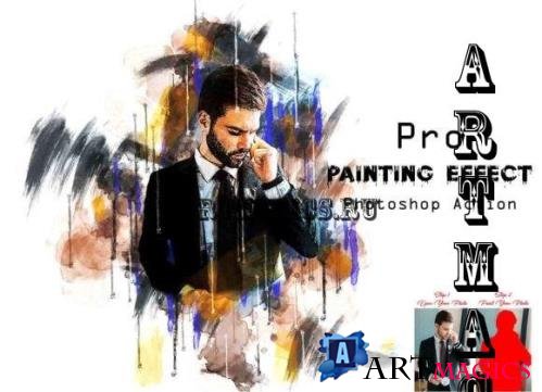 Pro Painting Effect Photoshop Action - 14485324