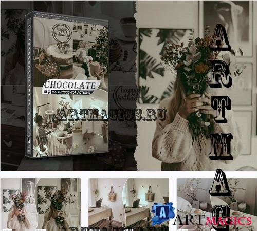 Chocolate Photoshop Actions - 2NSRMF3