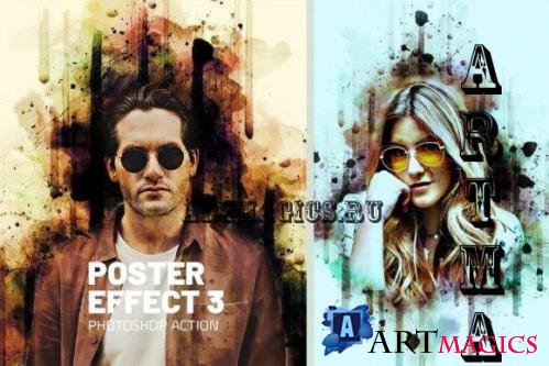 Poster Effect Photoshop Actions - 7170952