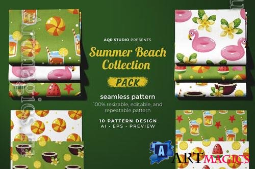 Summer Beach Collection - Seamless Pattern 