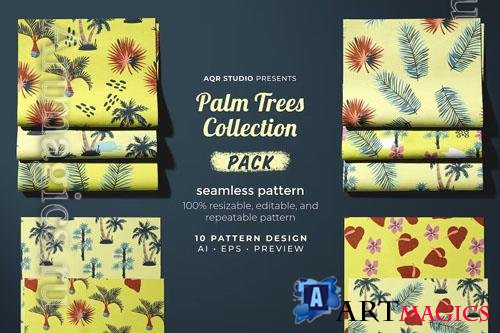 Palm Trees Collection - Seamless Pattern 