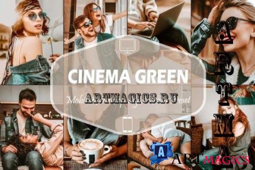 10 Cinema Green Mobile & Desktop Lightroom Presets - 2538825