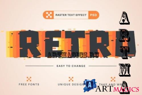 Retro - Editable Text Effect - 14498938