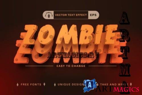 Zombie - Editable Text Effect, Font Style - 14500750 - 2539950