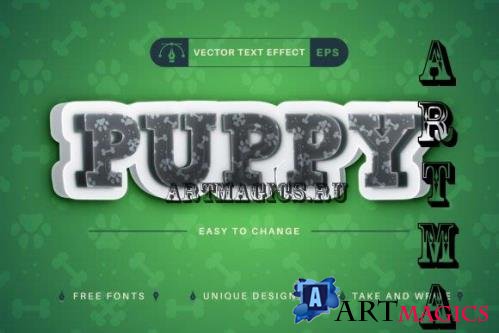 Puppy - Editable Text Effect - 14655556