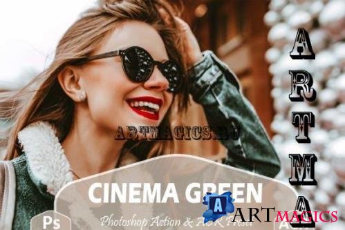 10 Cinema Green Photoshop Actions And ACR Presets, Turquoise - 2538837
