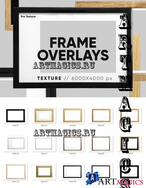 15 Photo Frames Overlays HQ - 14478912