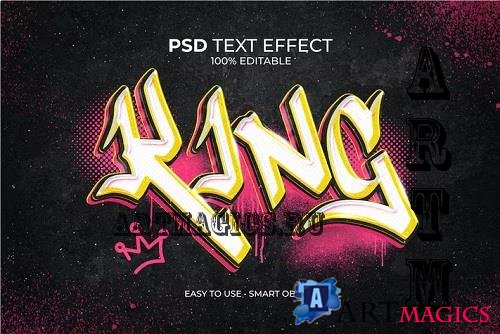 King Bomber Graffiti Text Effect - NPZF7EP