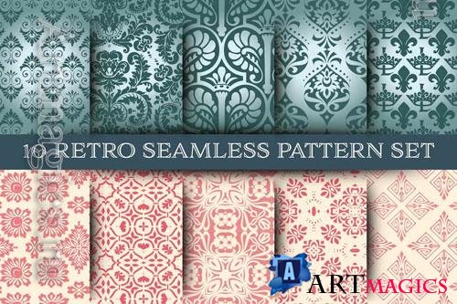 Set of 10 Vintage Pattern
