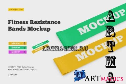 Fitness Resistance Bands Mockup Set - 16080912