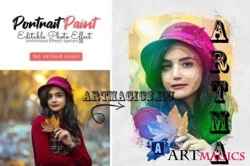 Portrait Paint Photo Effect - 10241228