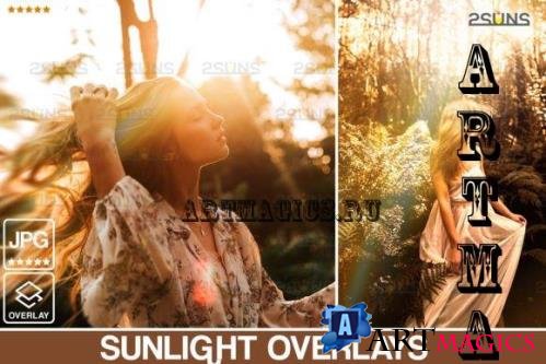Sunlight photo overlays Lens Flare Digital Textures - 2573967