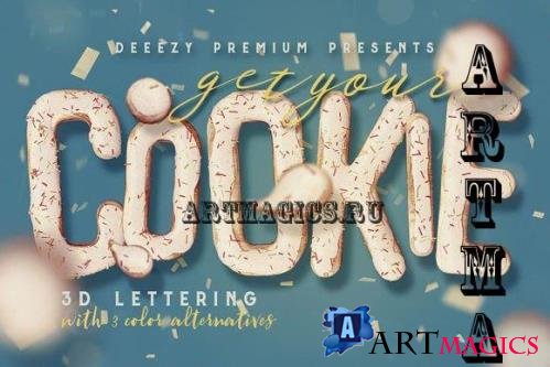 Get Your Cookie - 3D Lettering - 2120383