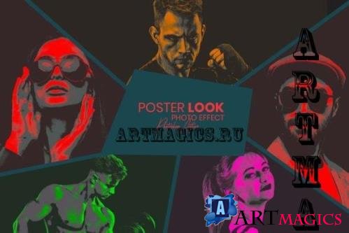 Poster Look Photoshop Actions - 13377035