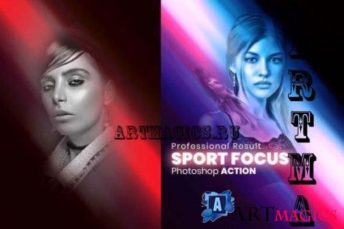 Sport Focus Photoshop Action - 8457773