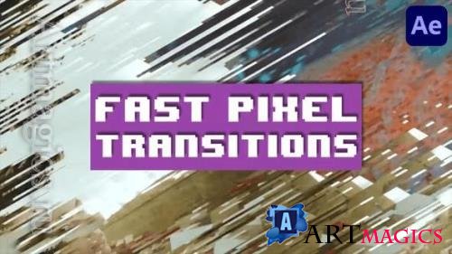 Videohive - Fast Pixel Transitions for After Effects - 45524919