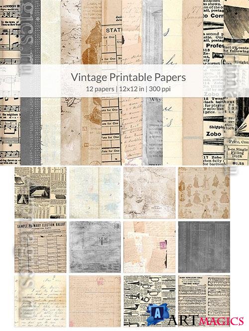 Vintage Printable Papers