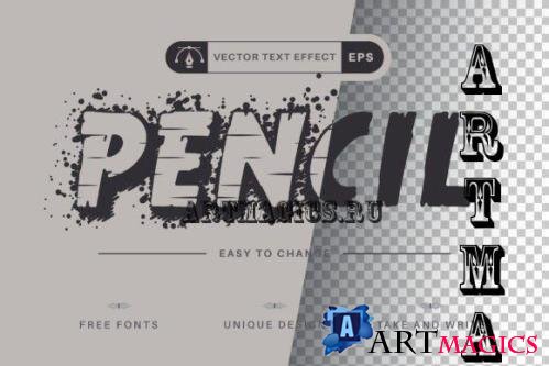 Pencil - Editable Text Effect - 16486232