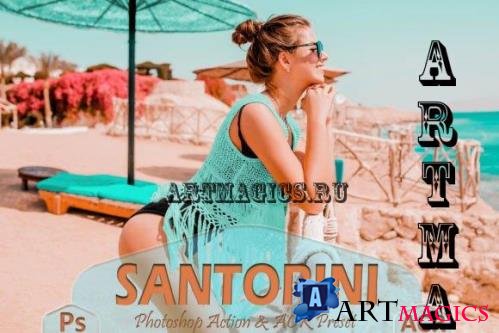10 Santorini Photoshop Actions And ACR Presets, Teal  - 2583792