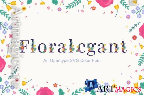 Floralegant font