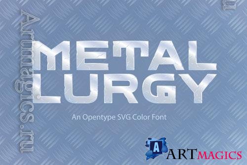 Metallurgy font