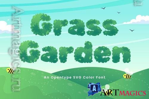 Grass Garden font