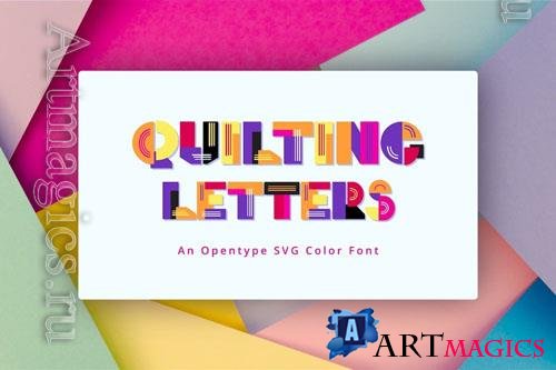 Quilting Letters font