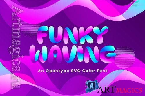 Funky Waving font