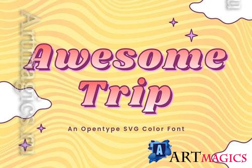 Awesome Trip font