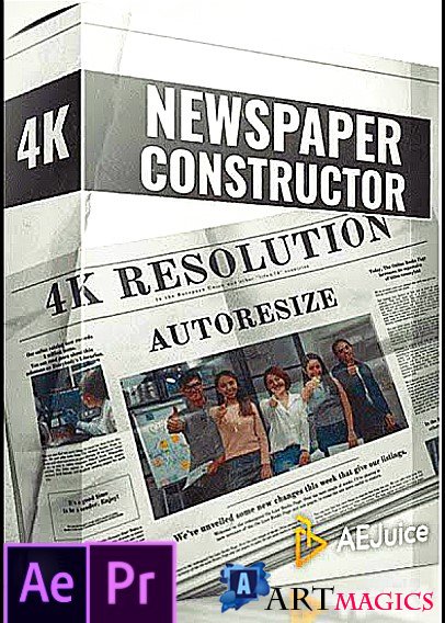 Newspaper Constructor - for After Effects and Premiere