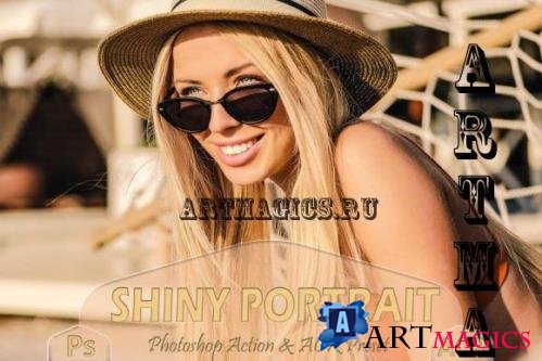 10 Shiny Portrait Photoshop Actions And ACR Presets  - 2584202
