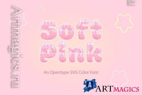 Soft Pink font